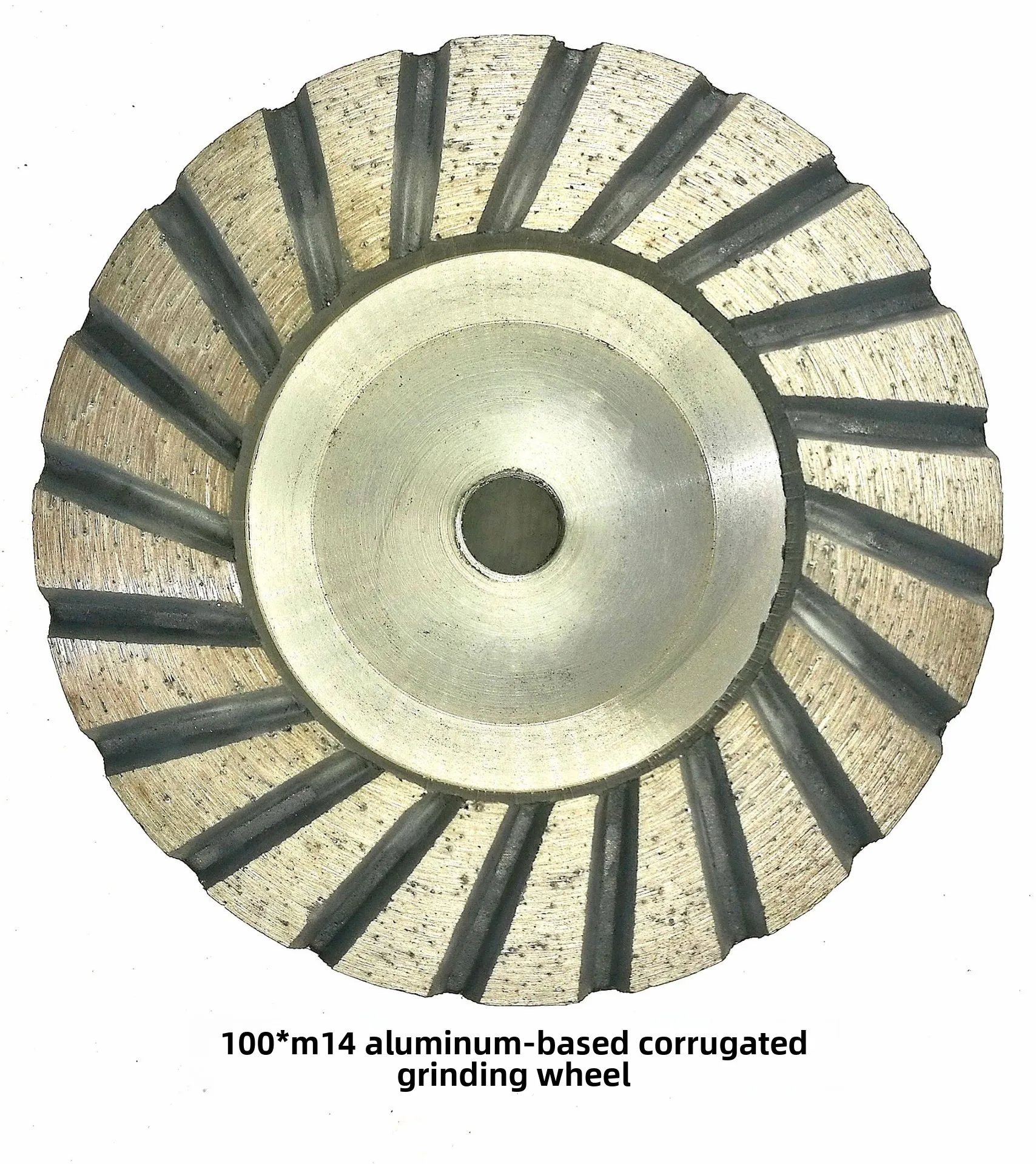 Diamond grinding wheel, cup grinding disc, agglomerated teeth, turbine teeth, single row teeth, granite For concrete tools