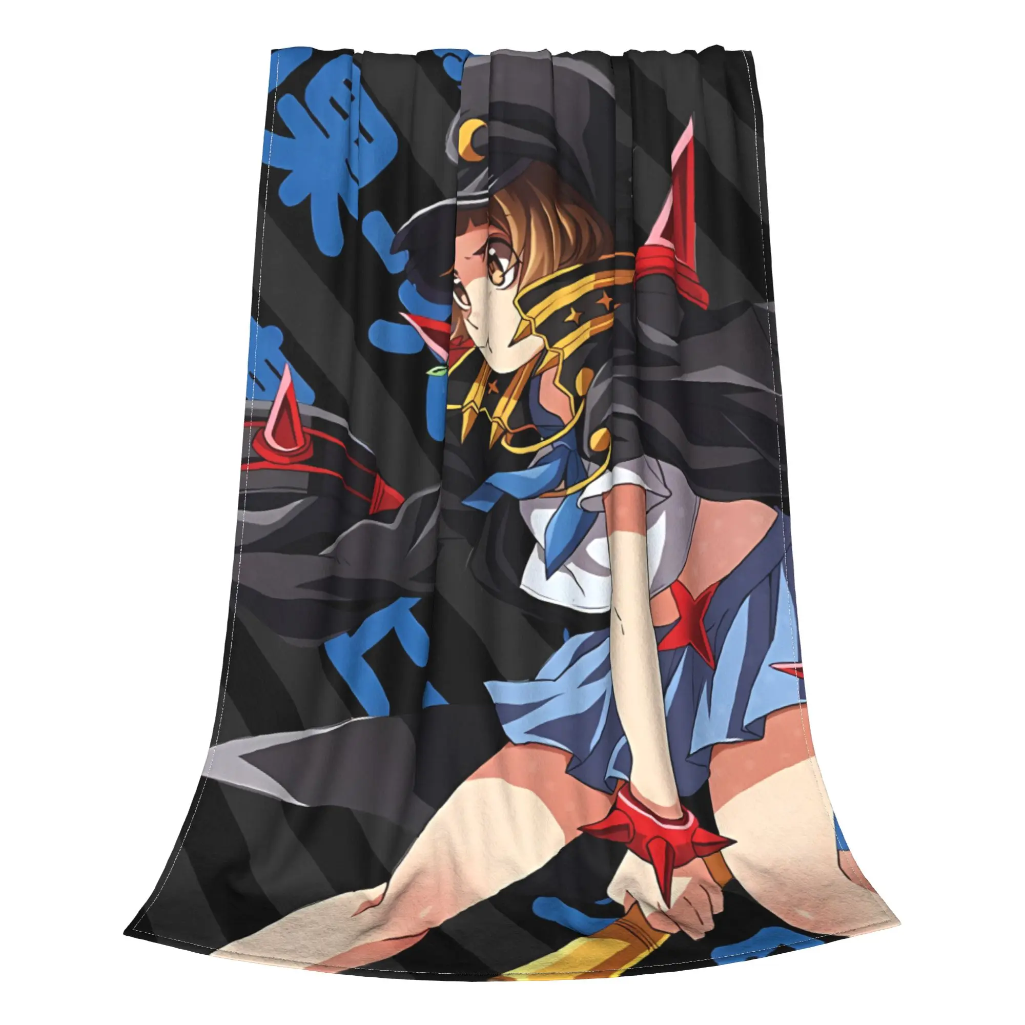 1PC Home Cute Room Decor Mako Mankanshoku Blanket Throw Blanket Kill la Kill Novelty Warm Blanket All Season