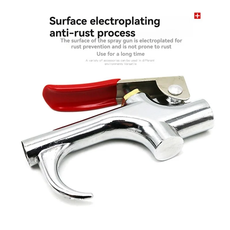 

AT19-комплект аксессуаров для продувочного аппарата, набор воздушных сопел, 5 шт., соединение из цинкового сплава, воздушный компрессор, воздуходувка