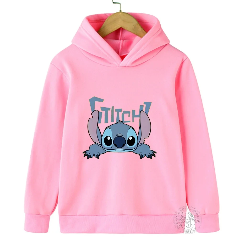 Disney Stitch children\'s sports sweater, street jacket, boys and girls shirt, outdoor sweater