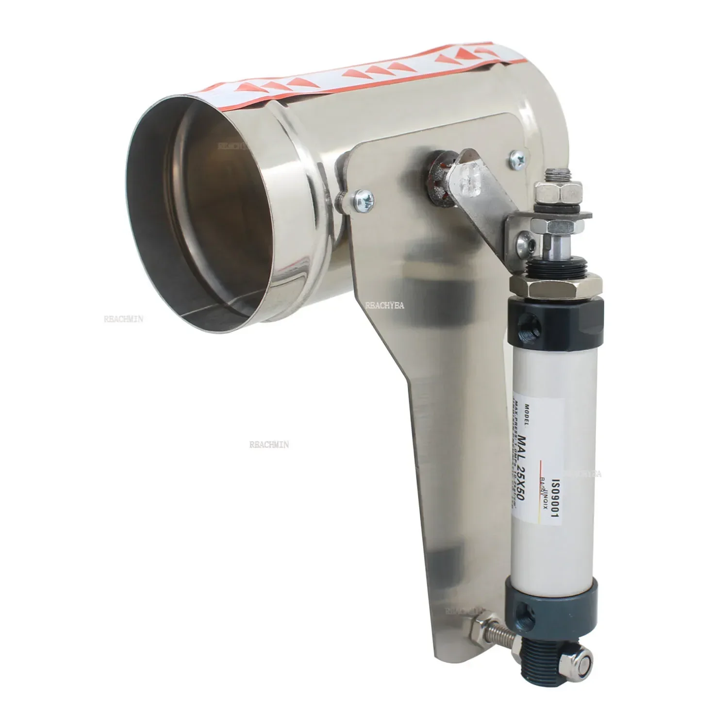 Pneumatic Damper Air Valve Motorized Check for 3/4/5/6/8 inch Pipe Stainless Steel 201