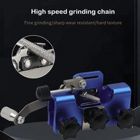 Easy Portable Chainsaw Sharpening Jig Aluminium Alloy Chainsaw Sharpener with Grinder Stones Chain Saw Drill Sharpen Tools