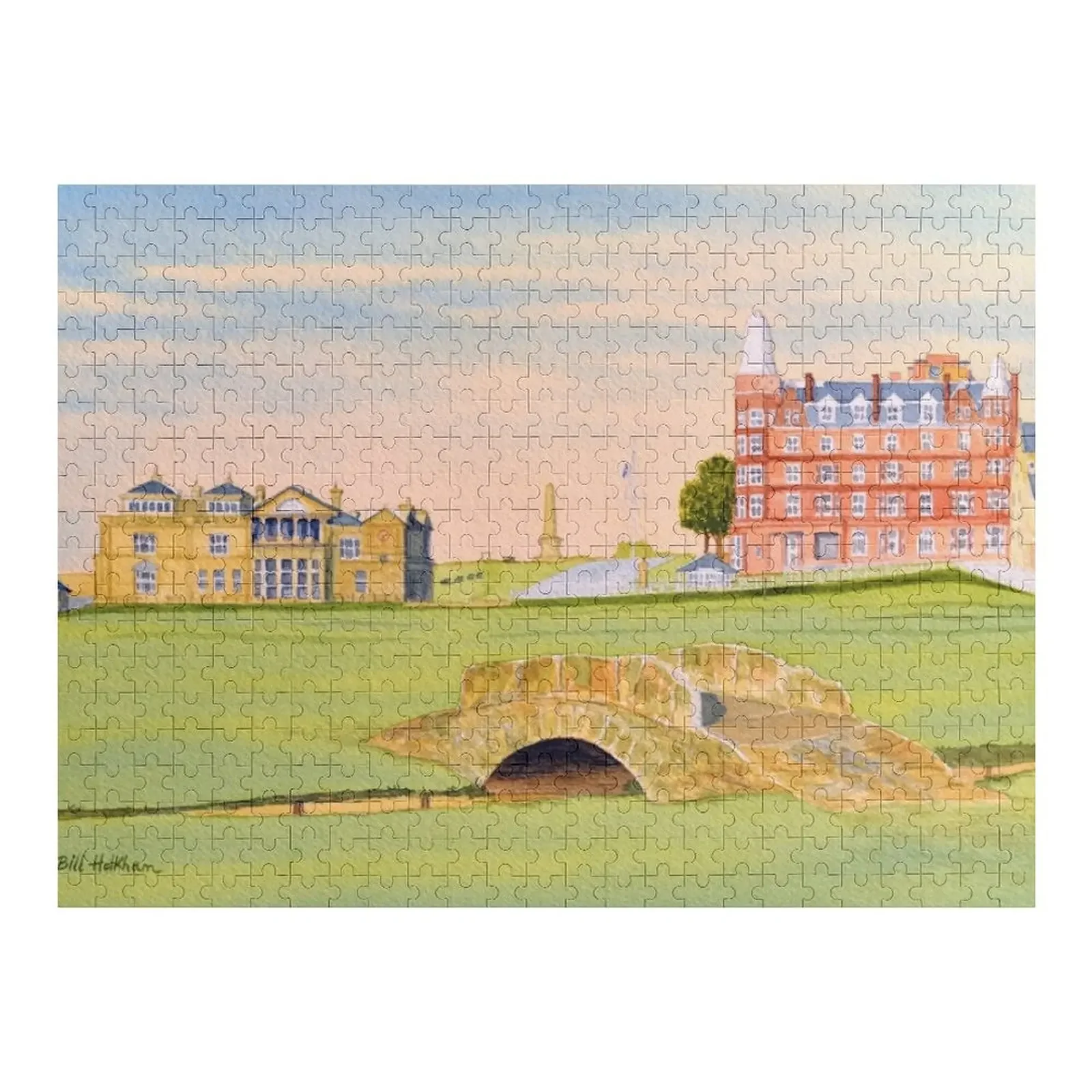 The greatest golf course in Scotland. Jigsaw Puzzle Personalized Personalized Baby Object Puzzle