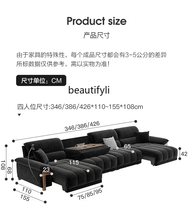 182C أريكة كهربائية قابلة للسحب وظيفة ذكية Chenier المخملية الإيطالية الرجعية مستلق والنوم سرير أريكة من القماش ثنائي الغرض