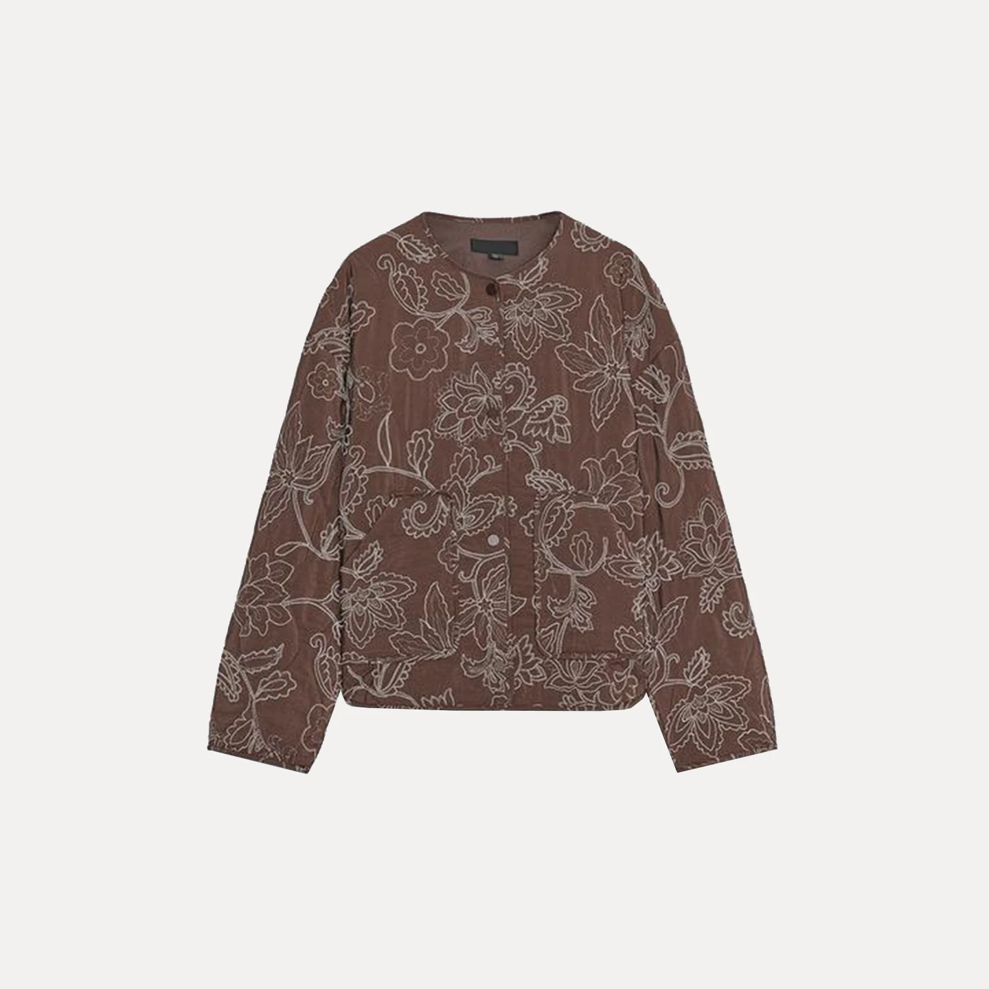 Z 2025 Neuer Commuter Sle bedruckter Jaet-Damenmantel mit Standfunktion, Passform, Oberbekleidung, personalisierbar, bedruckt, Jaet