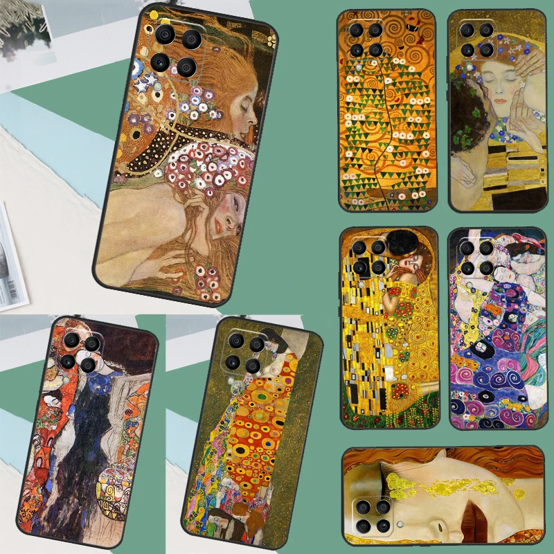 The Kiss Gustav Klimt Painting Case For Samsung Galaxy M32 M52 M12 M13 M23 M33 M53 M20 M21 M31 M51 M14 M34 M54 M30s Cover