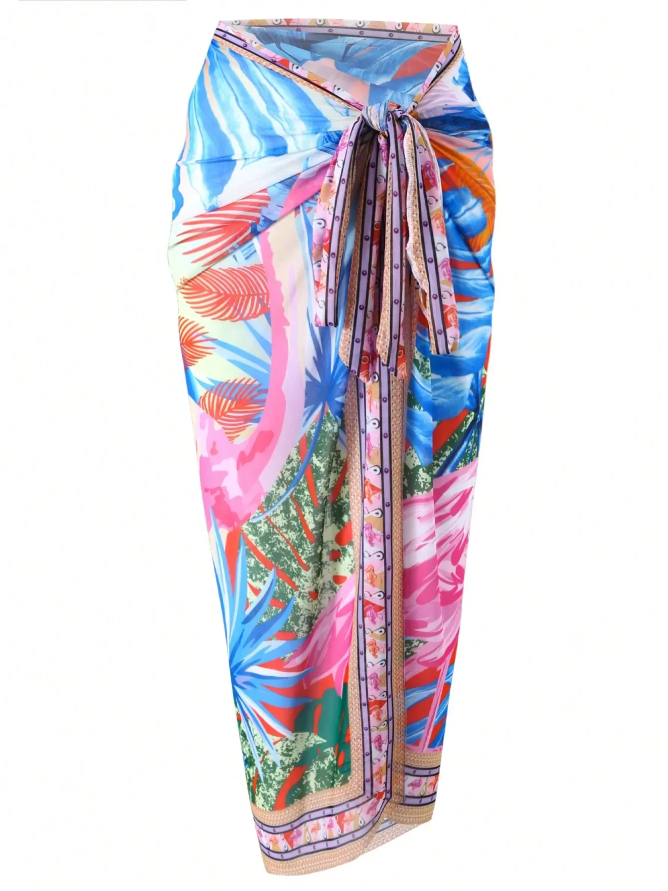 新しいポジショニングプリントワンピース水着糸スカートツーピースセット水着