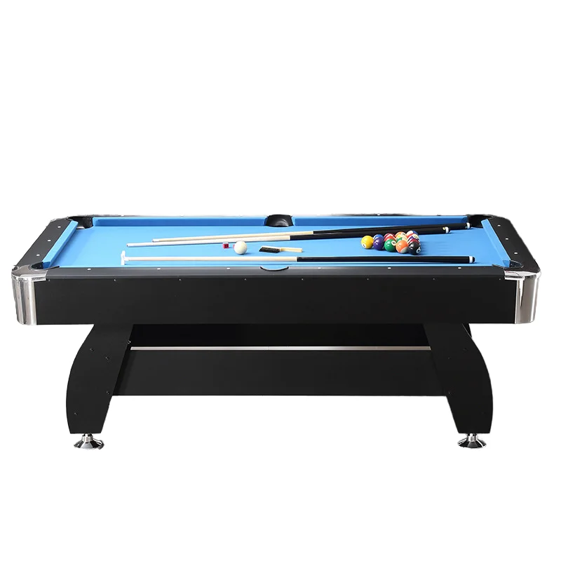 New 8ft Automatic Billiard Table for Adults Indoor Home Entertainment Folding Pool Table with Cue Rubber Cushion Custom Size