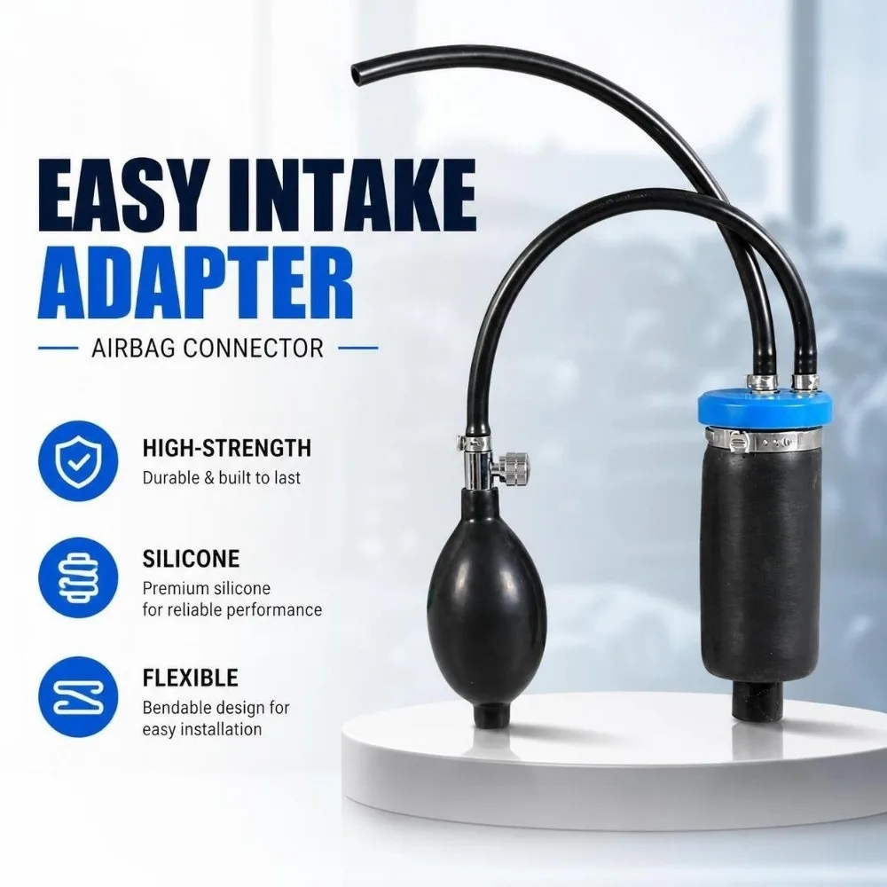 High-strength Smoky Leak Finder Device Silicone Universal Inflatable Bladder Detector Sealing Easy Intake Easy Intake Adapter