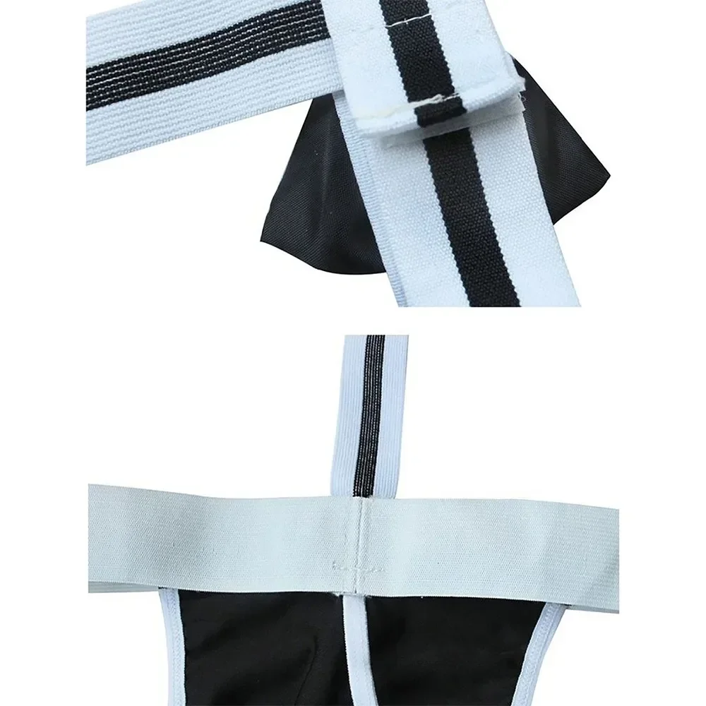 Men Sexy Exotic Clothing Novelty Mankini Thongs Bowknot Tie Bodysuit Costume Gay Body Briefs Fun Jockstrap G-Strings Lingerie image 5
