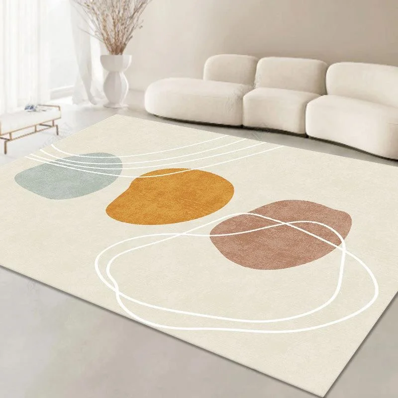 

Living Room Crystal Velvet Carpet Full Coverage Home Use Bedroom Sofa Coffee Table Mat Crystal Velvet Foot Pad
