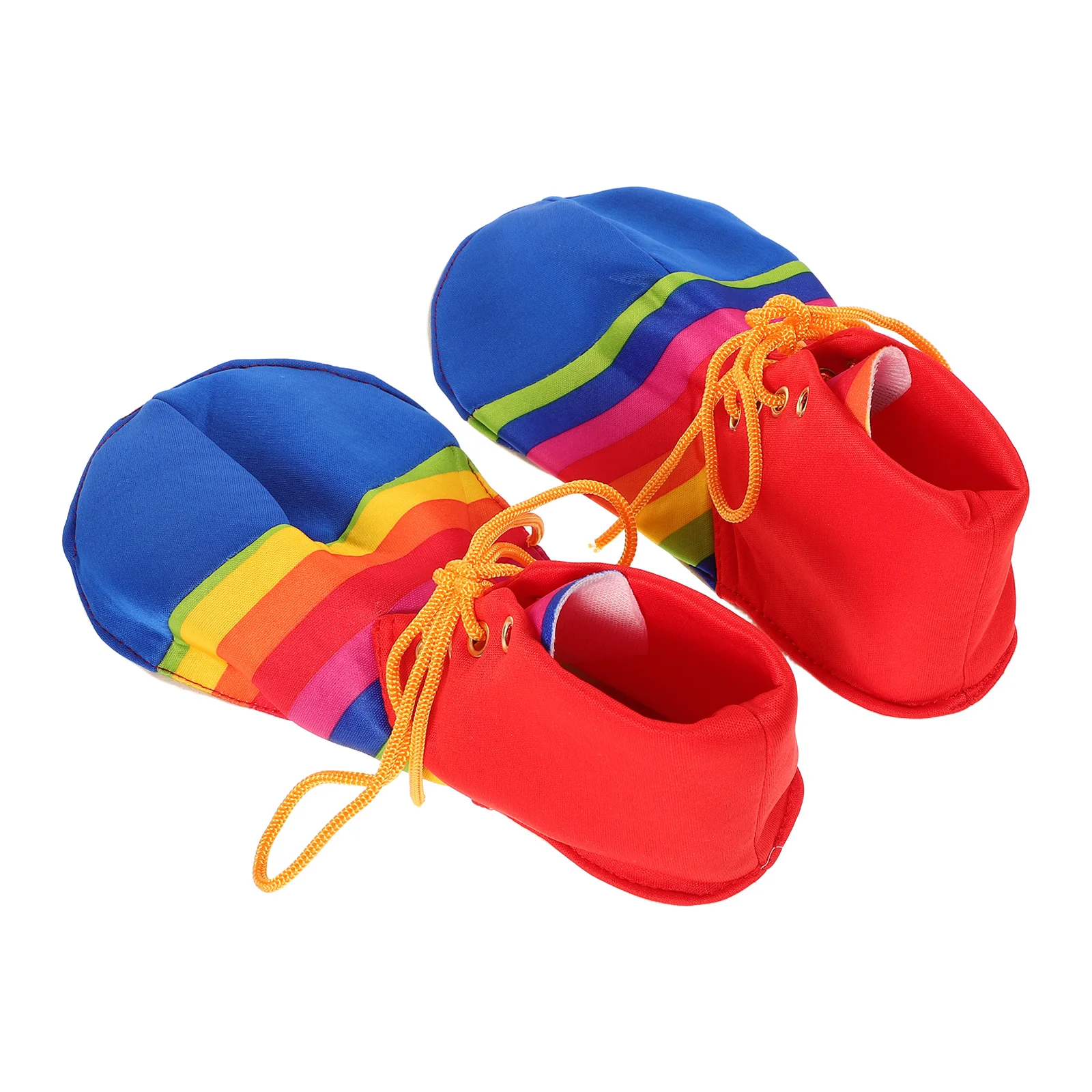 1 paire de chaussures de Clown colorées et amusantes, chaussures de fête unisexes, Costumes de Clown d'halloween, chaussures pour spectacles sur scène, événements de Cosplay