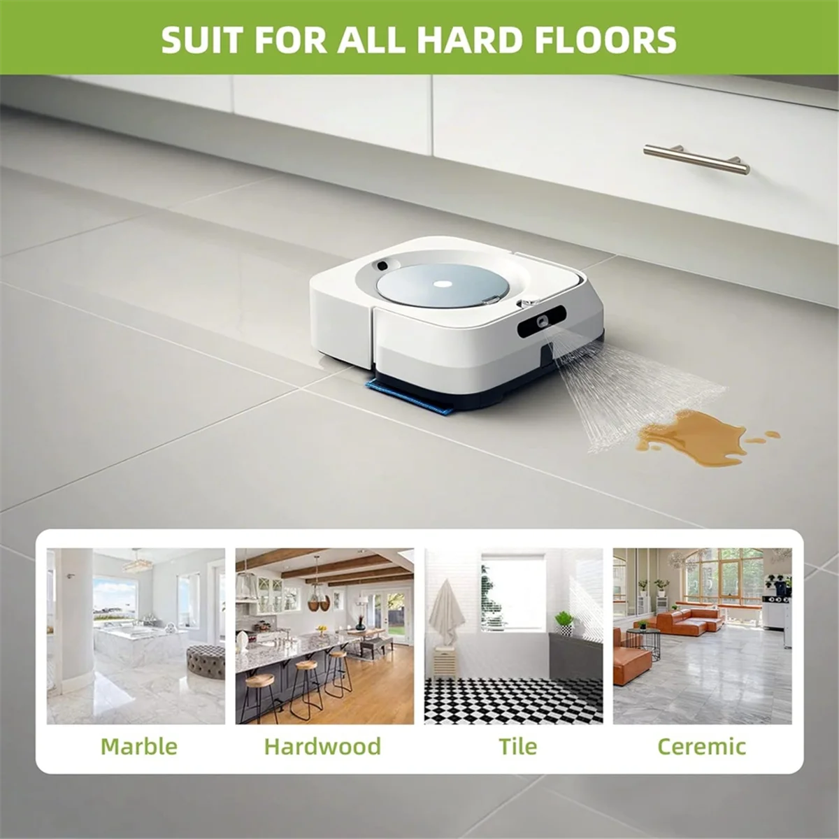 Съемные насадки для швабры iRobot Braava Jet M6, 6 шт./упаковка