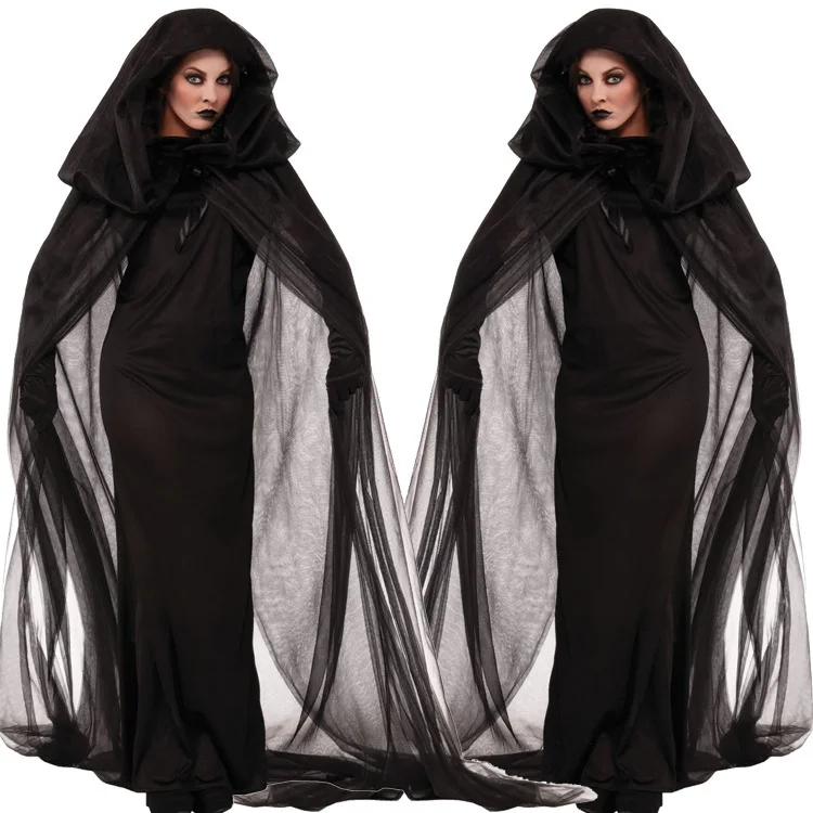 

Bla Devil loween Costume Cisas Witch Outfit Bloodsuer Transformation orm Par Performance Clothes Women