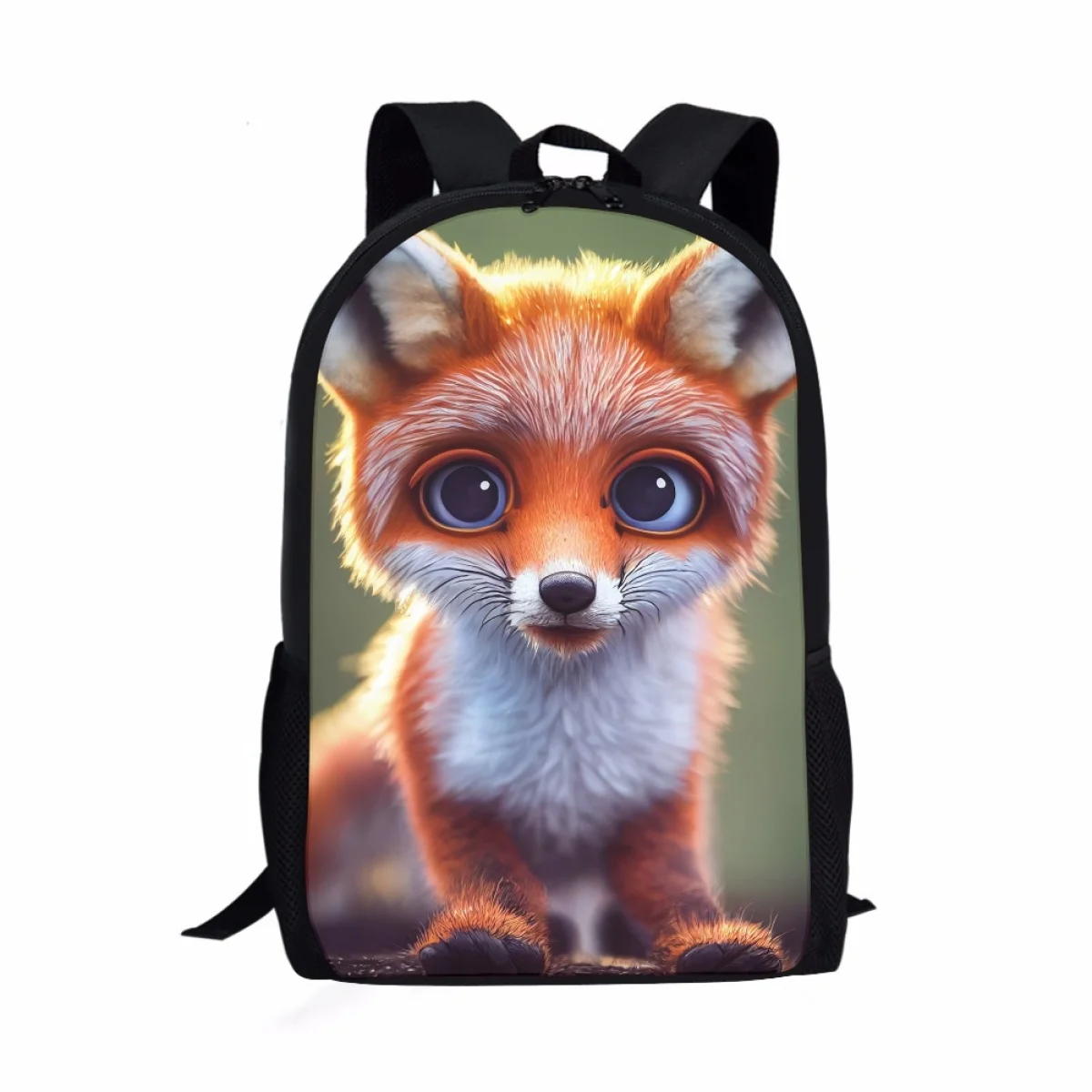 

Cute Fox Cartoon 3D Print School Bags For Boy High School Girls Kawaii Teen School Backpack Unisex University Student Bookbag