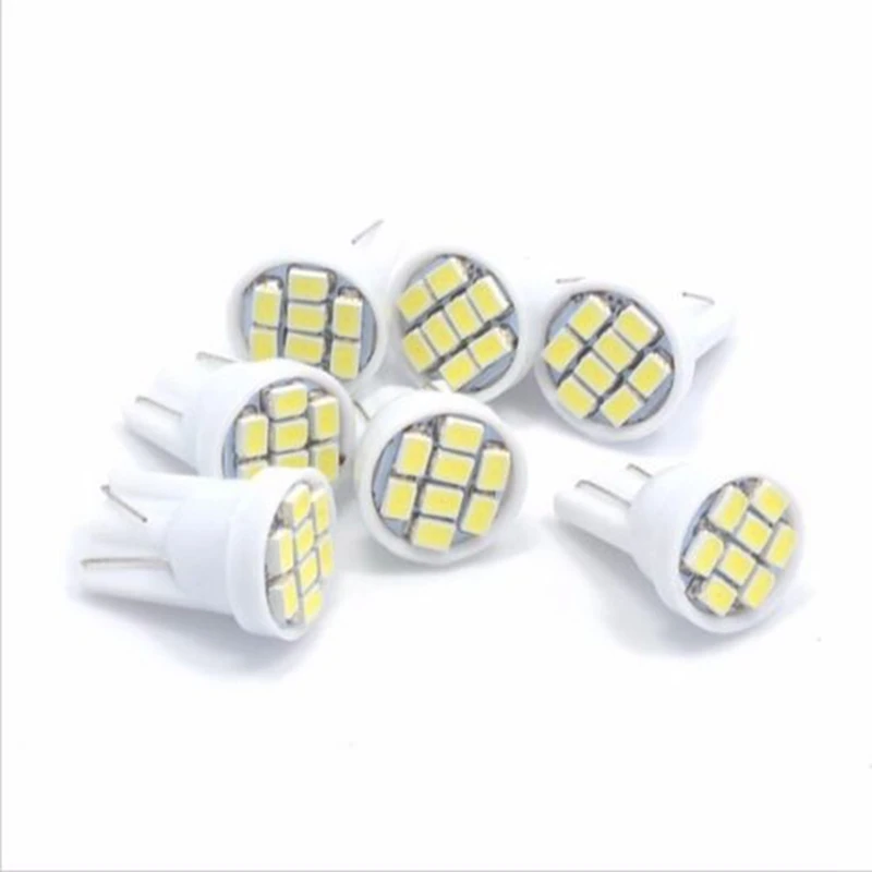 

Wholesale 100pcs/lot T10 8led 1206 3020 led T10 8smd 194 168 192 W5W led super bright Auto led car styling w5w led