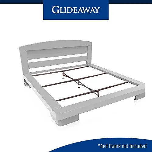 X-Support Bed Frame Support System,  3 Cross Rails and 3 Legs - Strong Center Support Base for Full, Queen and Ki