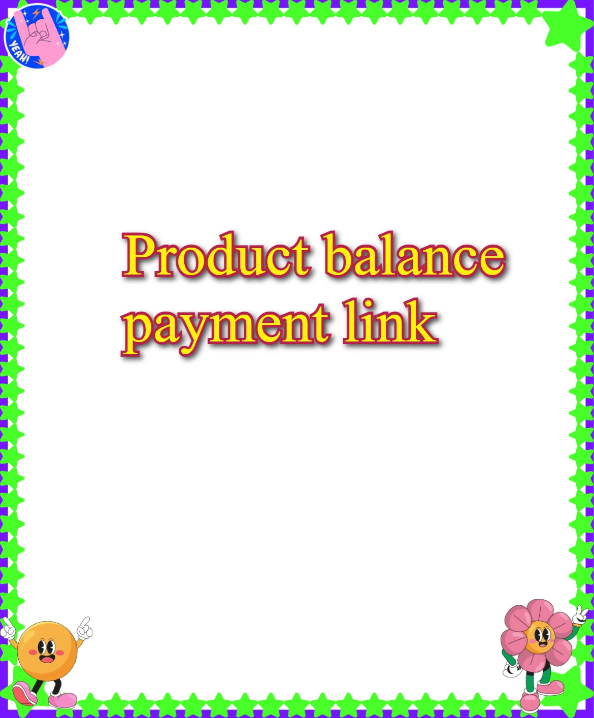 

Product balance payment link, please place an order under the guidance of customer service