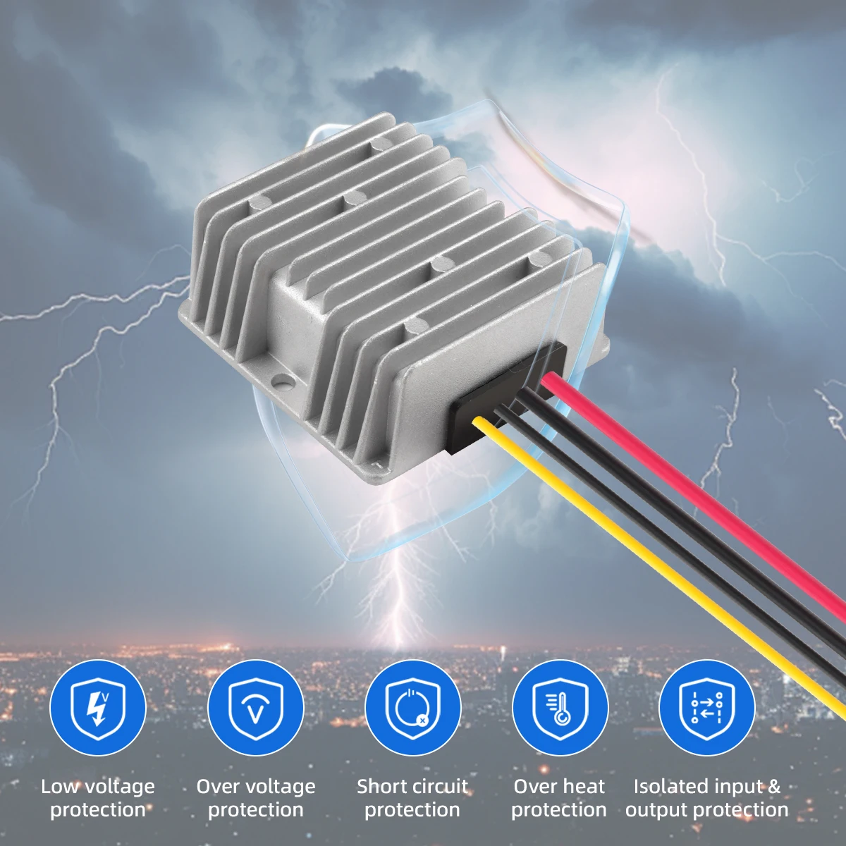 12V to 57V DC Step UP Converter for starlink GEN 3, DC Converter Regulator 3A 171W Power Supply Adapter for starlink GEN 3