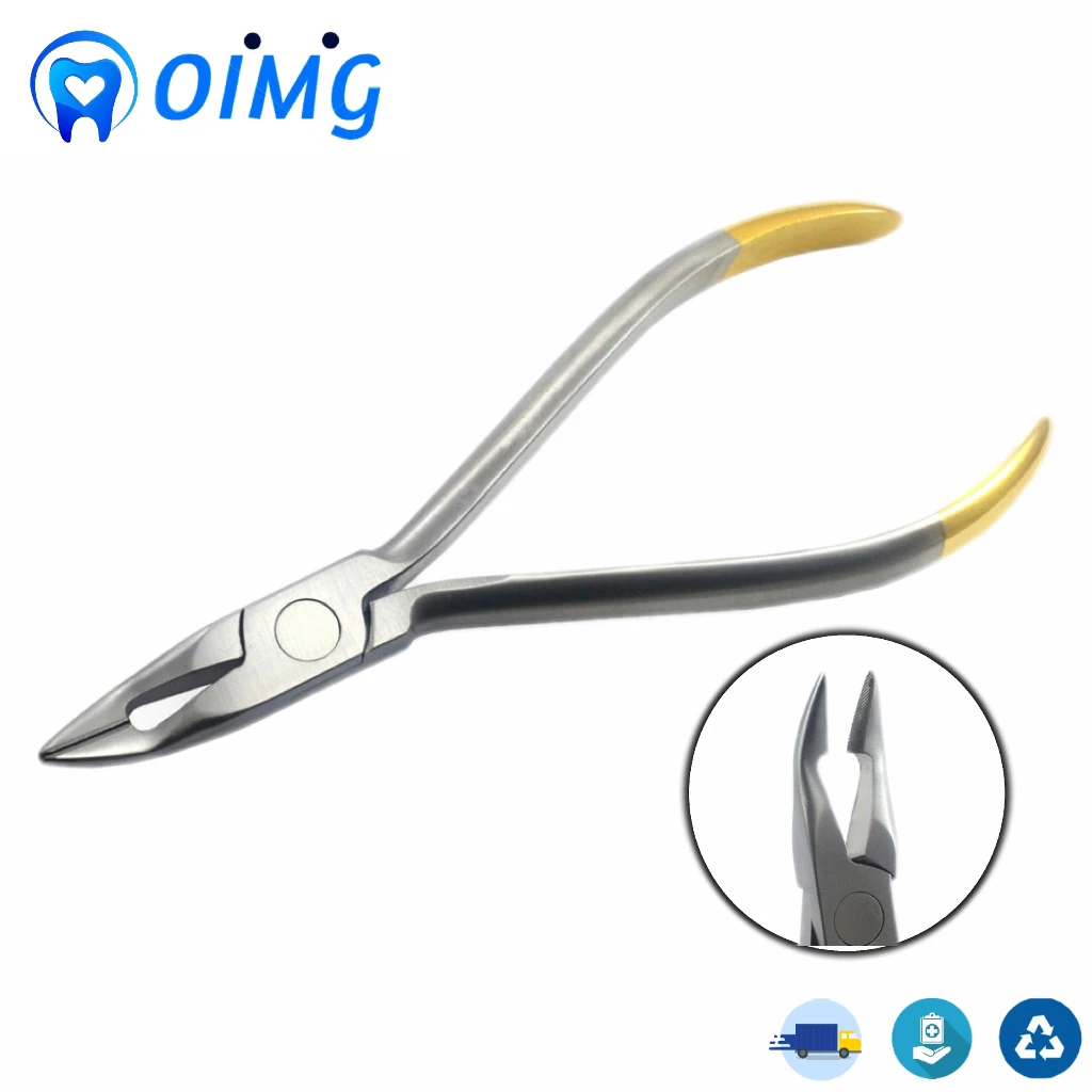 Szczypce Weingart Dental szczypce ortodontyczne ze stali nierdzewnej z końcówką szczypiec Weingart kleszcze do gięcia łuku dentystycznego narzędzie laboratorium dentystycznego