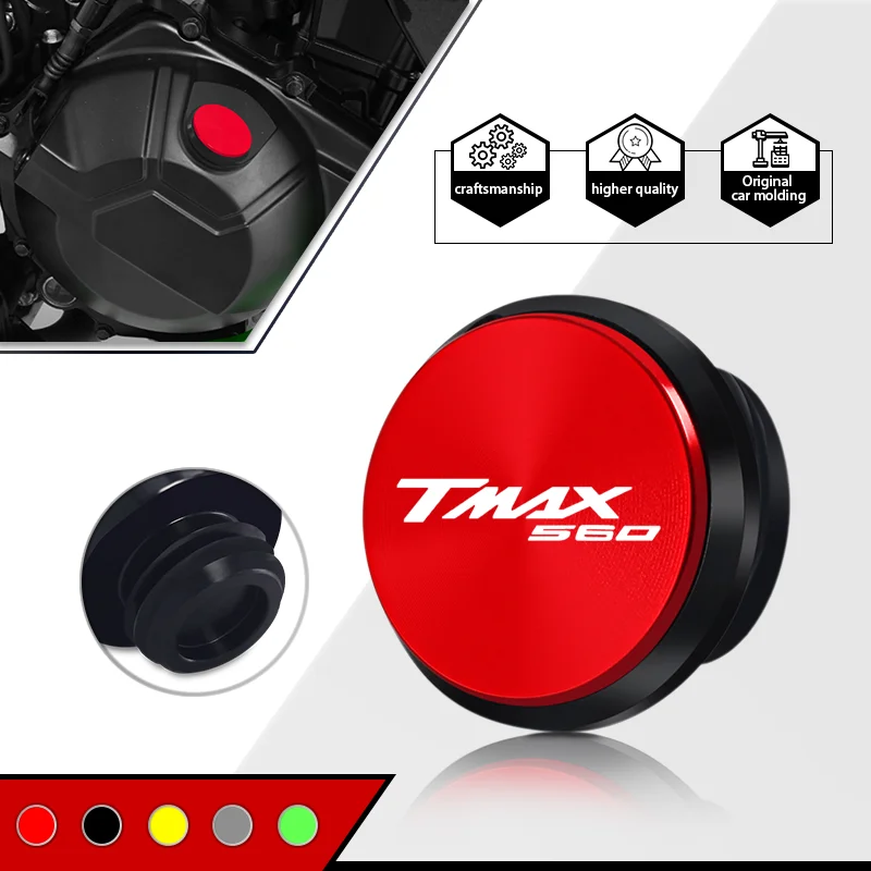 

For T-MAX560 TMAX560 TMAX 560 TECH MAX 2020-2024 Motorcycle CNC Engine Oil Drain Plug Sump Nut Cover Oil Filler Cap tmax560