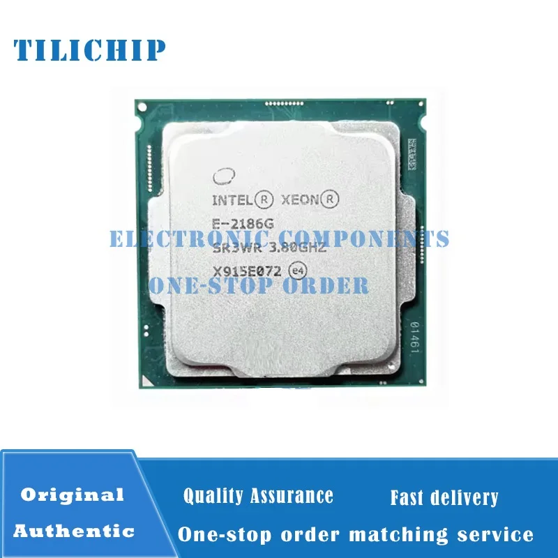 E-2186G SR3WR CPU E2186G 6-Core 12-Thread 3.80GHz 12MB 95W DDR4 LGA1151