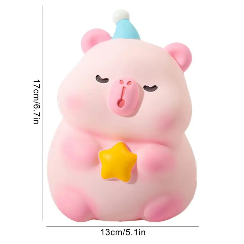 Animal Money Bank Money Storage Pot Cartoon Capybara Shape Money Organizer Jar Cash Coin Saving Pot For Bedroom Den Dresser