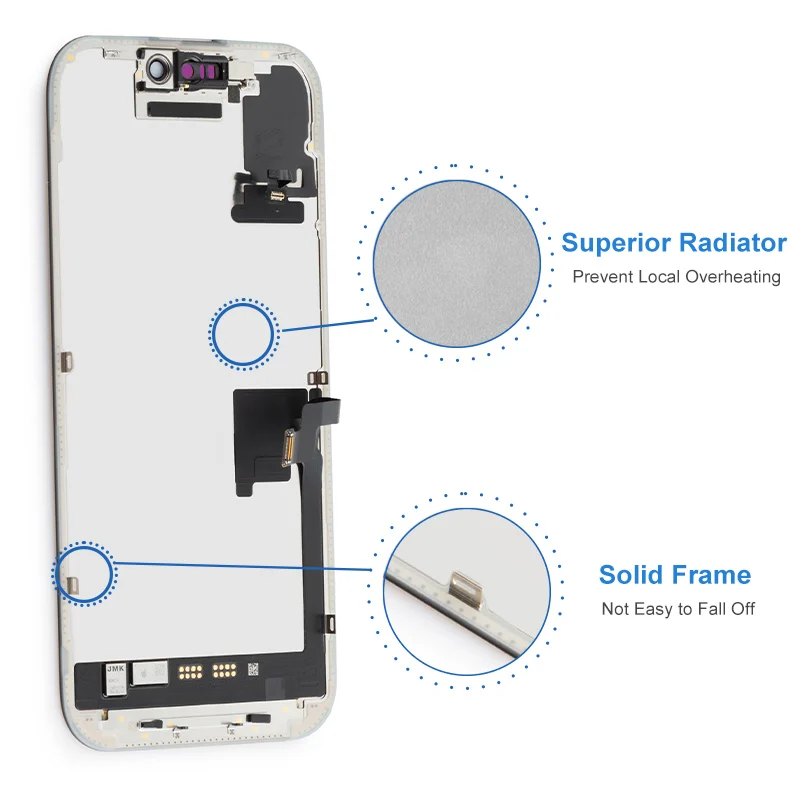 W 100% Przetestowany, wysokiej jakości wyświetlacz do iPhone 16 Pro, ekran dotykowy LCD, części zamienne 16 Pro z funkcją 3D Touch A3293 A3083 A3292 A3294 — zdjęcie produktu 2
