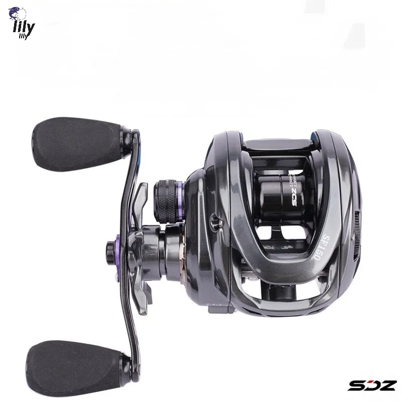 

Lily-Baitcasting Fishing Reel, Casting Reels, Left Hand, Right Hand, Dual Brake System, Gear Ratio 7.1:1, 8kg Max Drag, 8 + 1BB