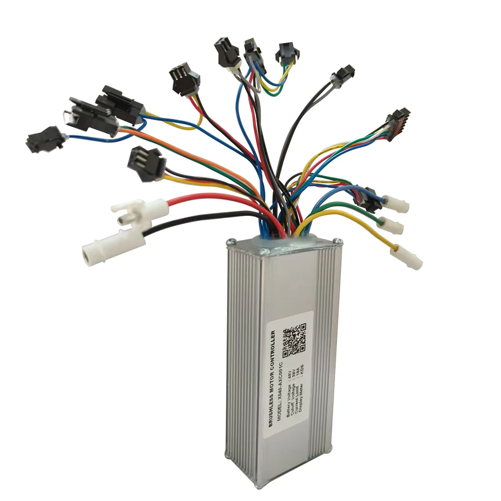 

Electric Bicycle Brushless Motor Controller X040-AXC001C 48V 18A for Electric Scooters MTB Ebike Accessories Speed Controller