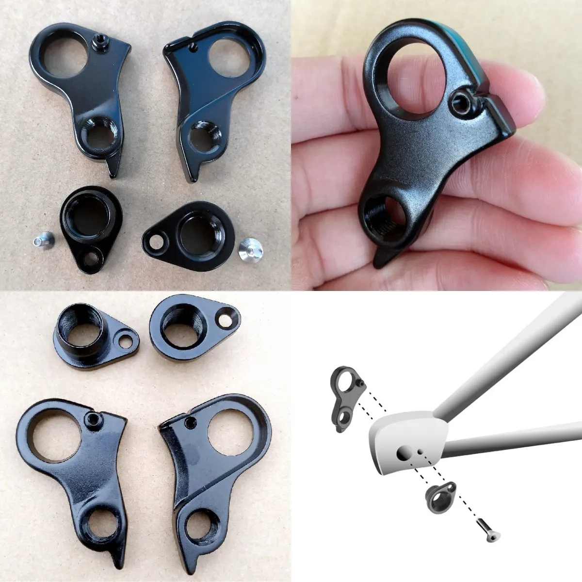 1pc Bicycle Mech Dropout For Cube #CR10240 Stereo Sram CUBE 2090S Axial WLS CUBE Elite CUBE Reaction Race Rear Derailleur Hanger