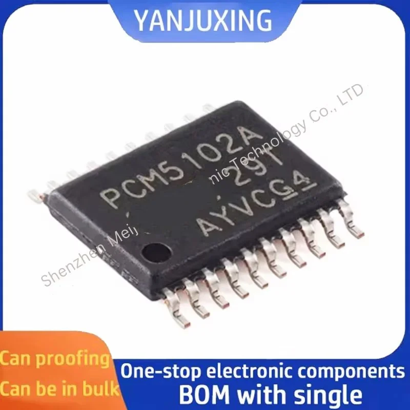 5PCS/LOT  PCM5102APWR PCM5102A TSSOP20 112dB audio stereo DAC chip