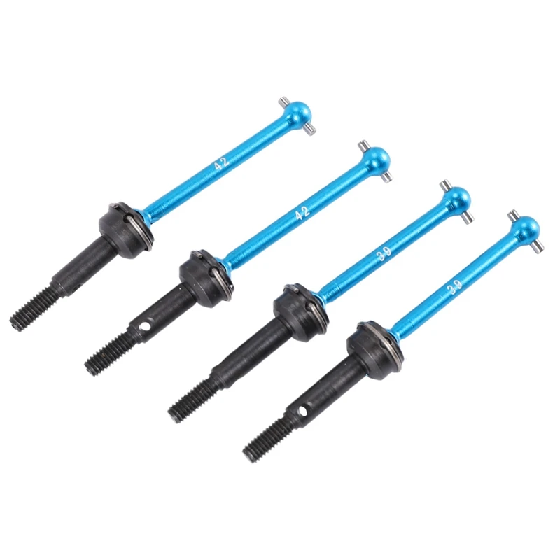 4Pcs Front & Rear Drive Shaft CVD 54515 54516 42Mm 39Mm For Tamiya XV-01 TC-01 XV01 TC01 1/10 RC Car Upgrades Parts