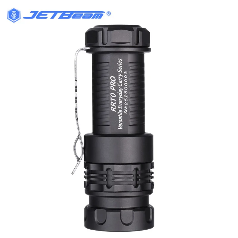 Jetbeam RRT0 PRO High-performance EDC Flashlight 1680LM Four-color Light Source Torchlight with Magnetic Tail by 850 MAh Battery