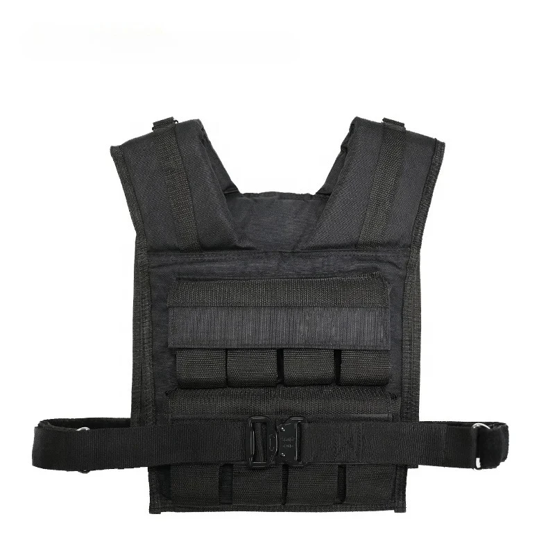 Guli Fitness OEM/ODM Aangepast logo Functioneel Ademend Training Verstelbaar 10Kg/20Kg/30Kg Gewichtsvest voor mannen en vrouwen