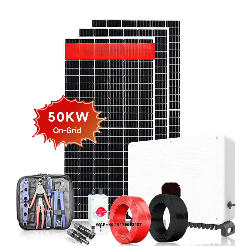The Solar System Cheap 30kw 50kw 10 Mw Complete Kit Home Power Hybrid on Grid Photovoltaic Panels