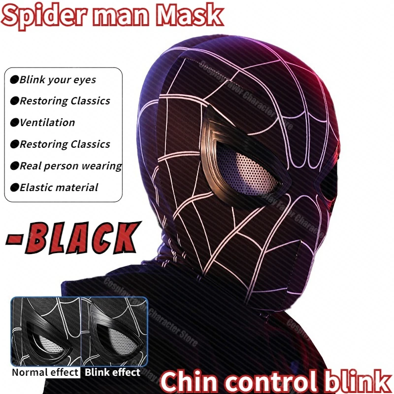 アイアン・スパイダーマン 3Dマスク 映画 スーパーヒーロー ロールプレイング ヘッドウェア 小道具 目付き モバイルパーティー ドレスアップ ヘッドウェア 大人 子供 ファンギフト