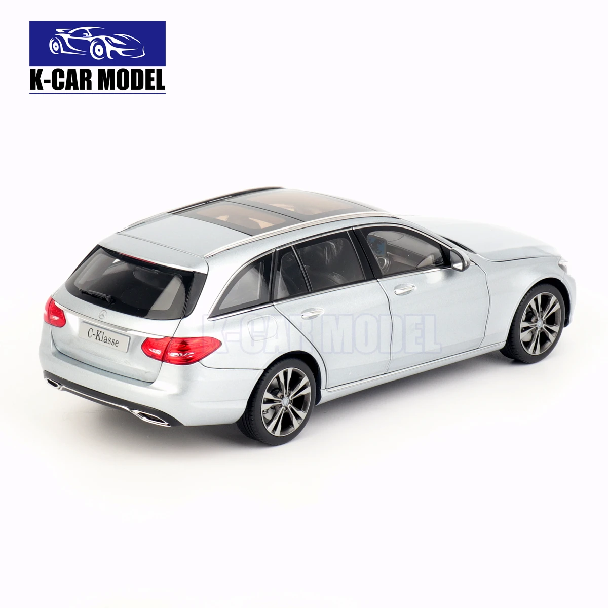 NOREV 1/18 C-Class Silver Wagon Car Diecast Model