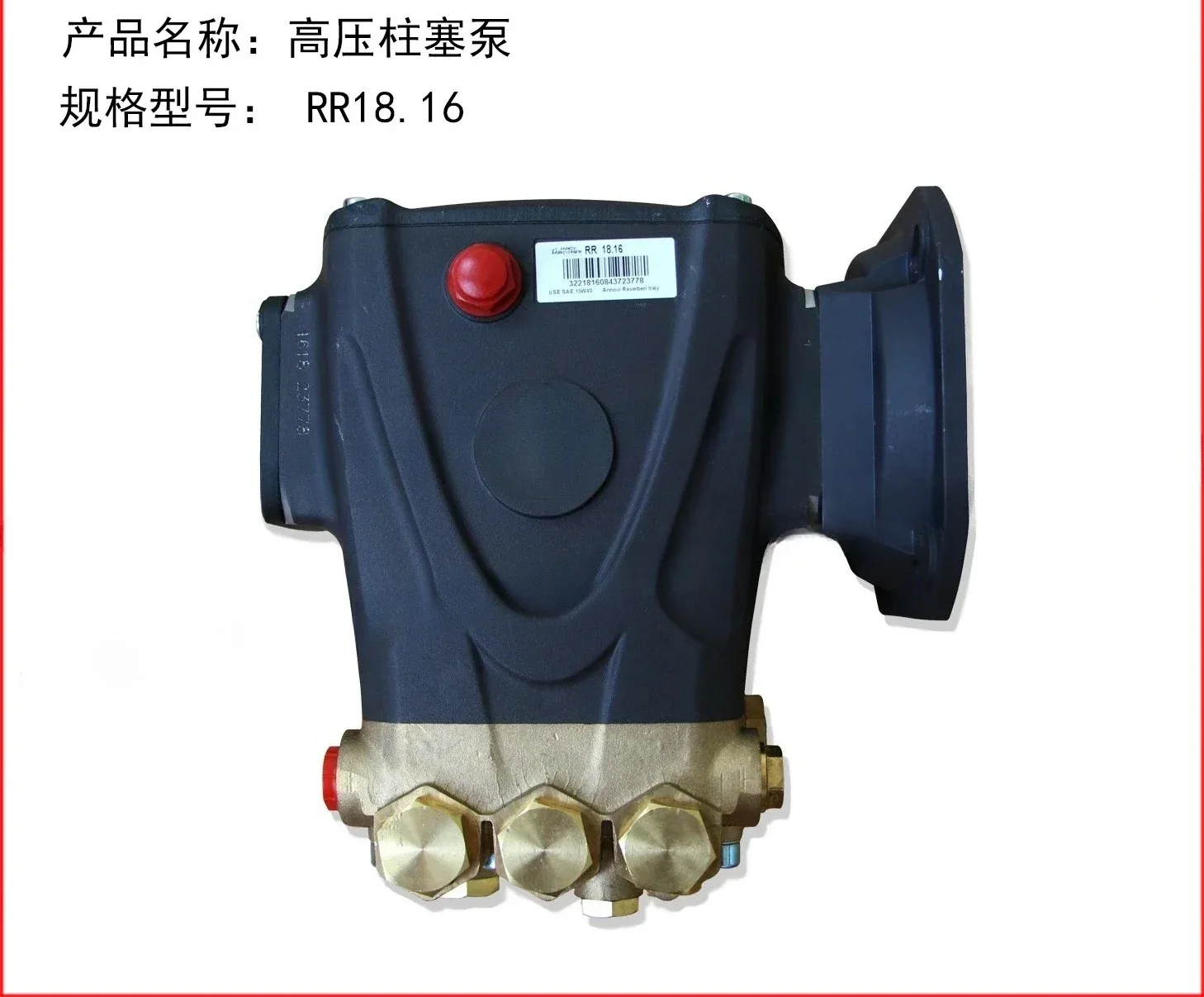 

High pressure plunger pump 160 kg 18L high pressure pump RR18.16+F16 flange