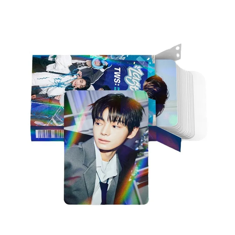 30 ชิ้น/เซ็ตKpop TWSกล่องHolographic Cardการพิมพ์สองด้านHD Photoเคลือบการ์ดLOMO SHINYU DOHOONแฟนคอลเลกชันของขวัญ