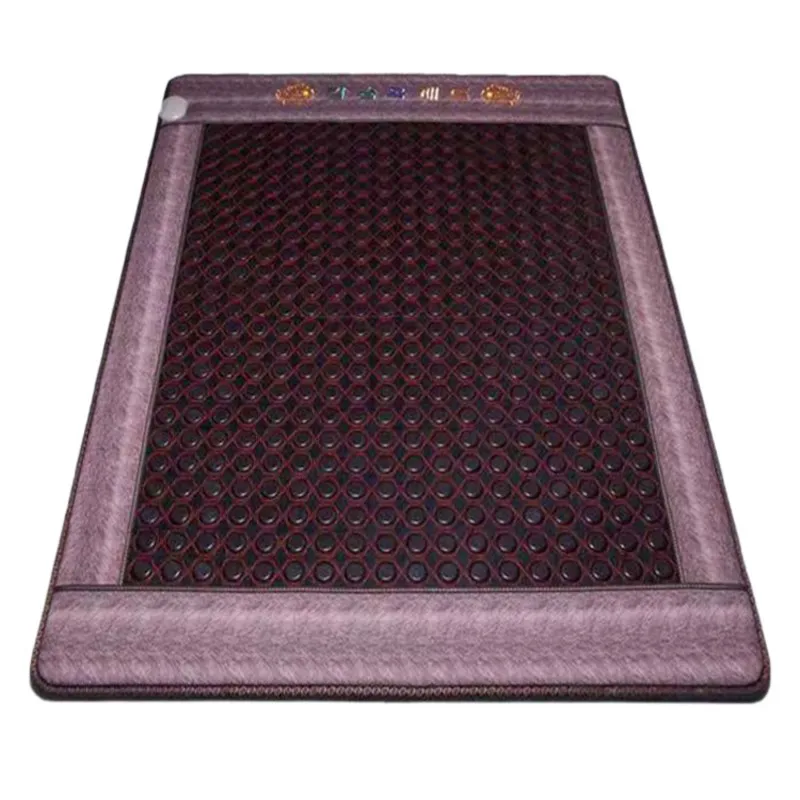 New comfortable home jade massage waist cushion far infrared heating dual control germanium Shi Yushi mattress care 150 * 190 cm