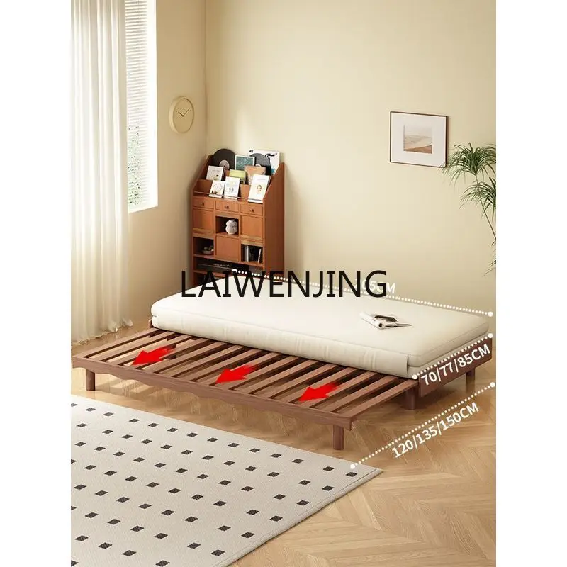 

HLZ leave-in solid wood sofa bed sitting and sleeping dual-purpose living room multi-functional small apartment pull-out type
