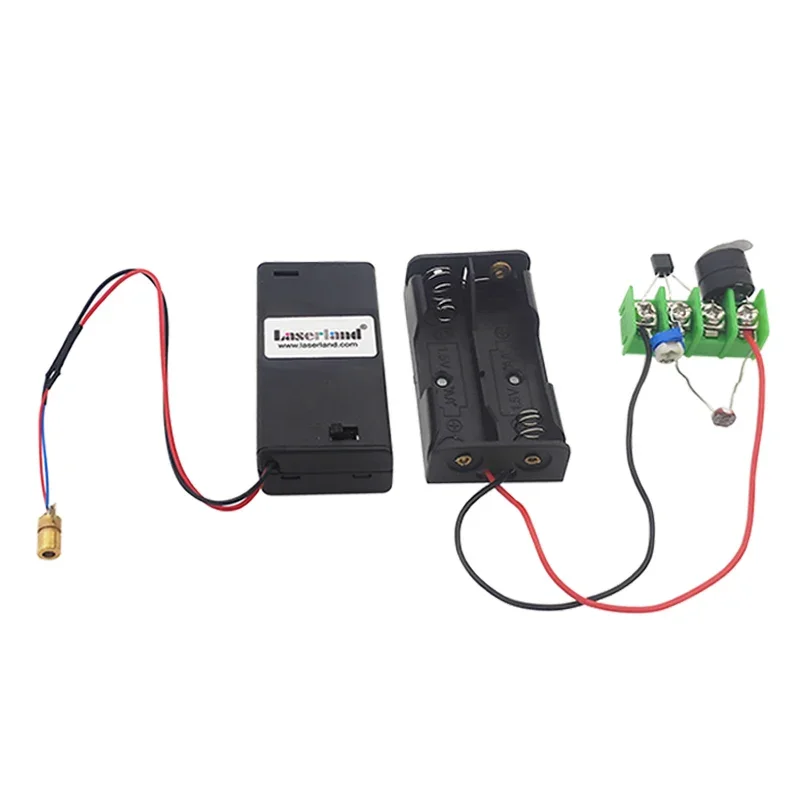 Imagem -06 - Diy Laser Alarme Kit Sistema de Segurança Anti-roubo Linha Infravermelha Experiência Científica Invenção Produção Eletrônica