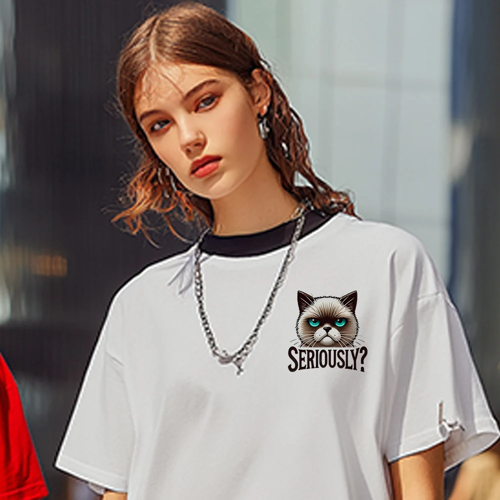 10 قطع من ملصقات نقل الحرارة الصغيرة الحجم بنمط قطة - نقل حديد متعدد الاستخدامات للقمصان والوسائد وأكياس القماش والجينز