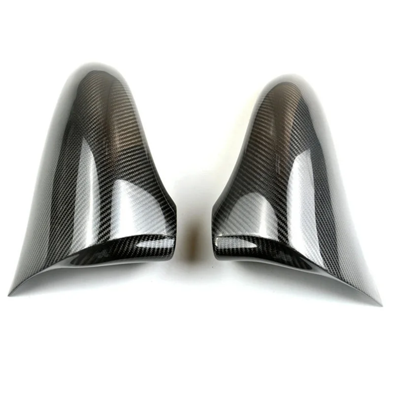 Horn Style Carbon Fiber Glossy Black Wing Rear View Mirror Cover Cap Case Trim for Lexus IS GS ES RC RCF Right