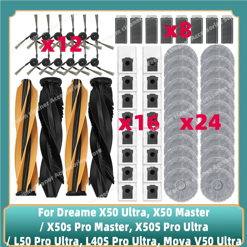 Fit For Dreame X50 Ultra, X50 Master, X50s Pro Master, X50S Pro Ultra, L50 Pro Ultra, L40S Pro Ultra, Mova V50 Ultra Parts