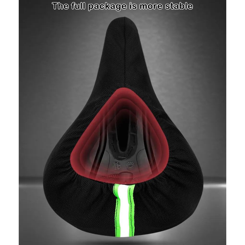 

Чехлы на седло для горного велосипеда, силиконовые светоотражающие полосы, подушка сиденья, защитный коврик, аксессуары для велоспорта, запасные части