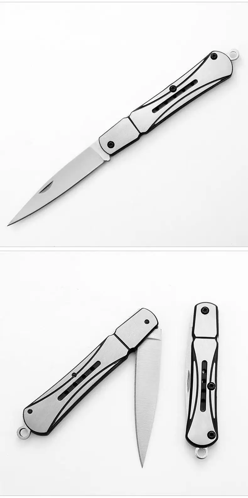 Portable Mini Utility Cutter Stainless Steel Pocket EDC Opener Keychain Cutting Tool For Package Letter Box Opening Outd - view 5