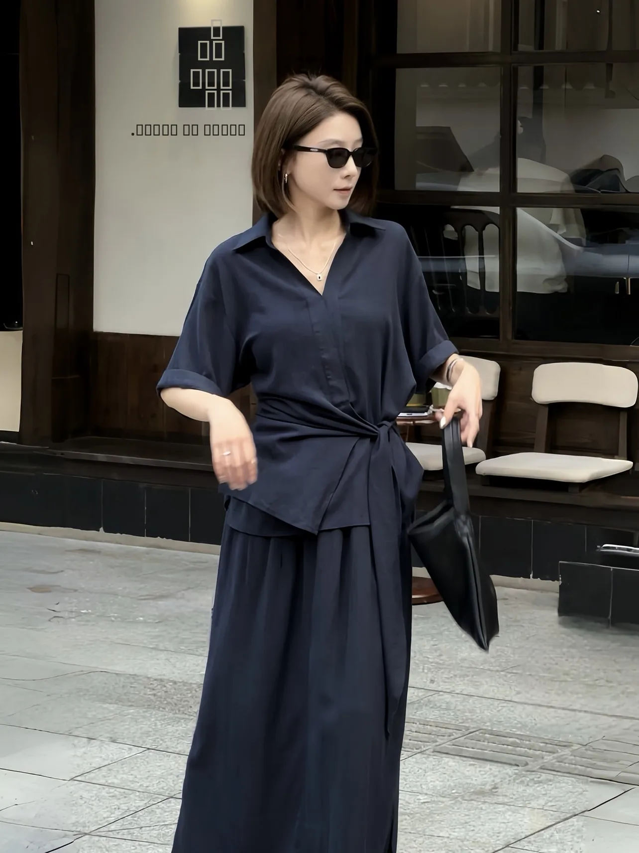 

Женская футболка с коротким рукавом и отложным воротником, синий сапфир, дышащая, с эффектом тай-дай, летний дизайн, повседневная, свободного кроя, с защитой от УФ-излучения