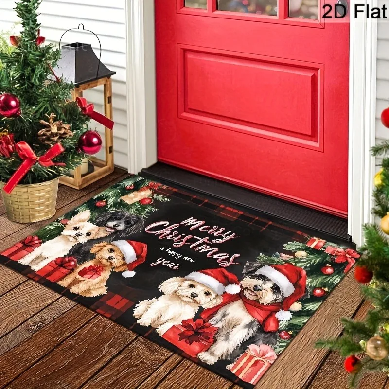 Sunflower Gnome Doormat Bee Butterfly Print Cute Dwarf Pattern Entrance Floor Mat Farmhouse Welcome Home Decor Rug